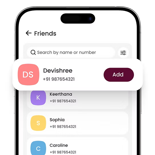 Open SOS Setup and Add your people