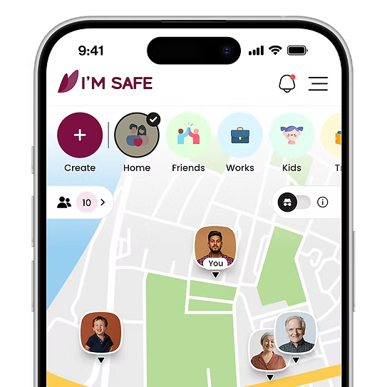 Download the I'M SAFE app